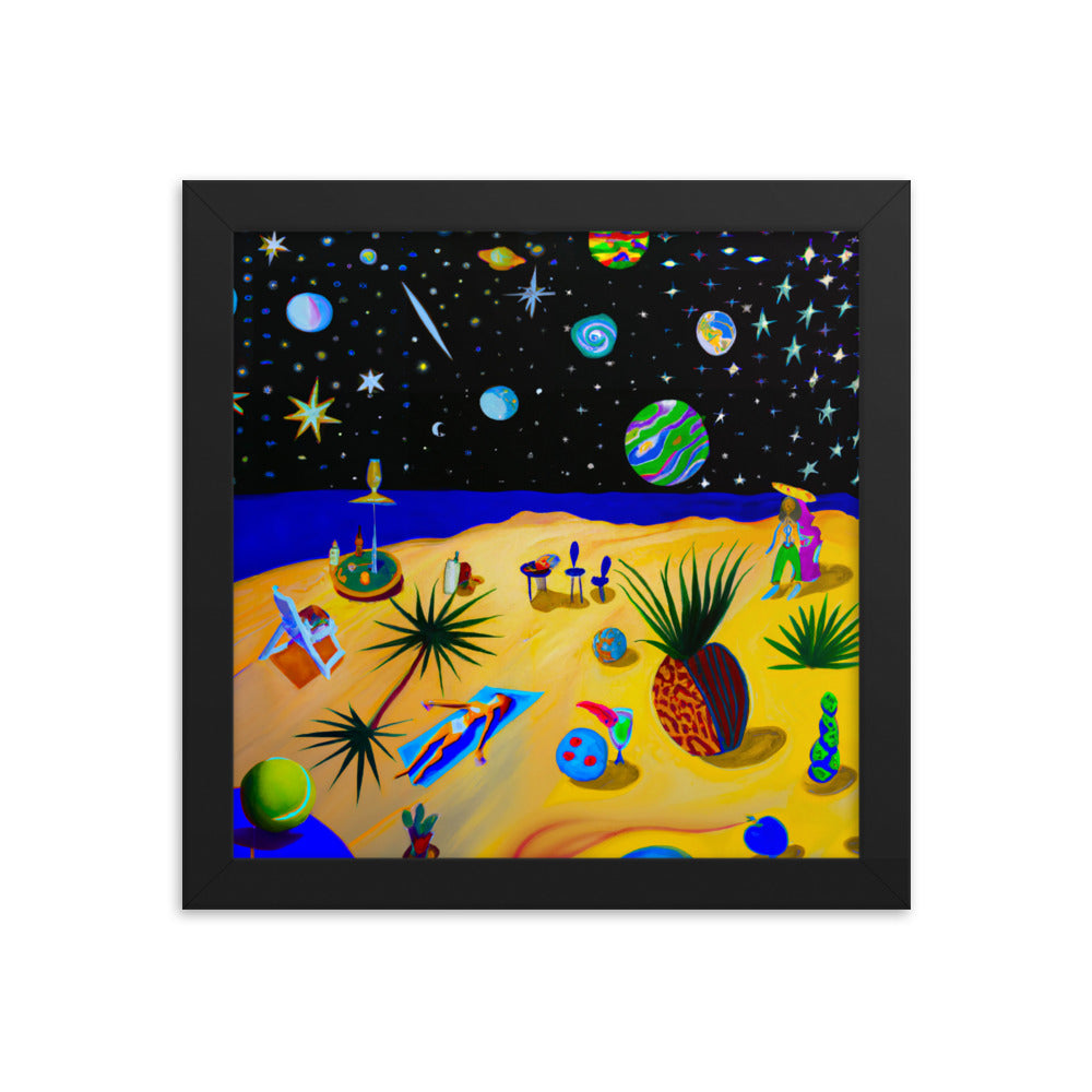 Tropical Cosmic Picnic print